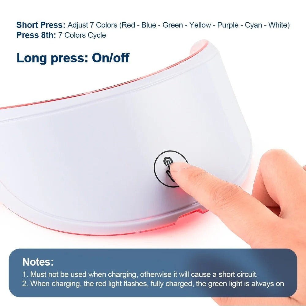 Red Light Therapy Neck Mask